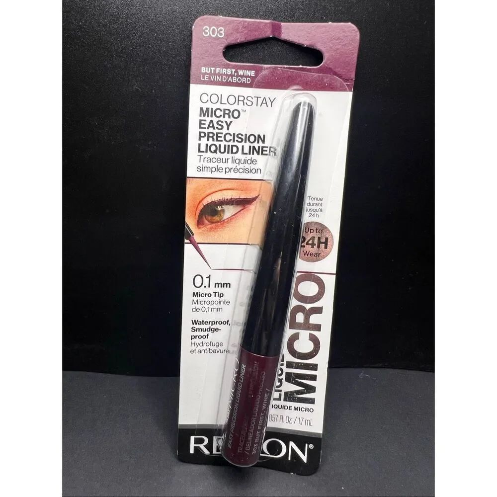 New Sealed Revlon ColorStay Micro Easy Precision Liquid Liner 303 But First Wine